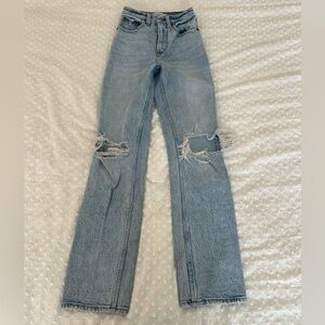 ABERCROMBIE Ultra High Rise 90s Straight Jeans